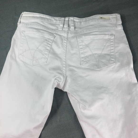 D1 - Kut From The Kloth Catherine Boyfriend Jeans in Optic White - 6P - Picture 6 of 6